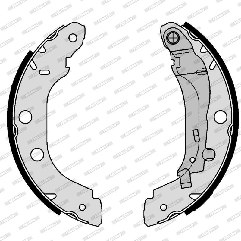 Jeu de mâchoires de frein FERODO FSB577 - Visuel 2