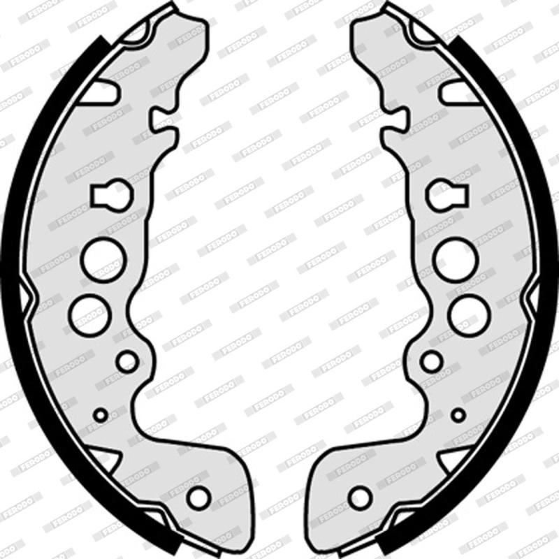 Jeu de mâchoires de frein FERODO FSB578 - Visuel 2