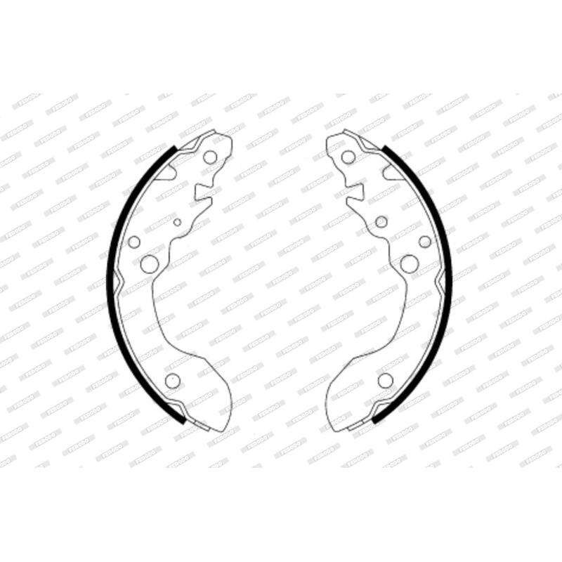 Jeu de mâchoires de frein FERODO FSB579 - Visuel 1