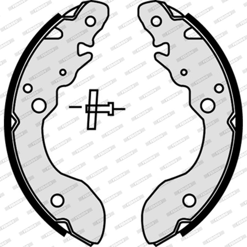 Jeu de mâchoires de frein FERODO FSB579 - Visuel 2