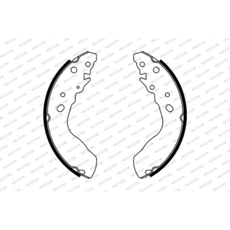 Jeu de mâchoires de frein FERODO FSB580 - Visuel 1