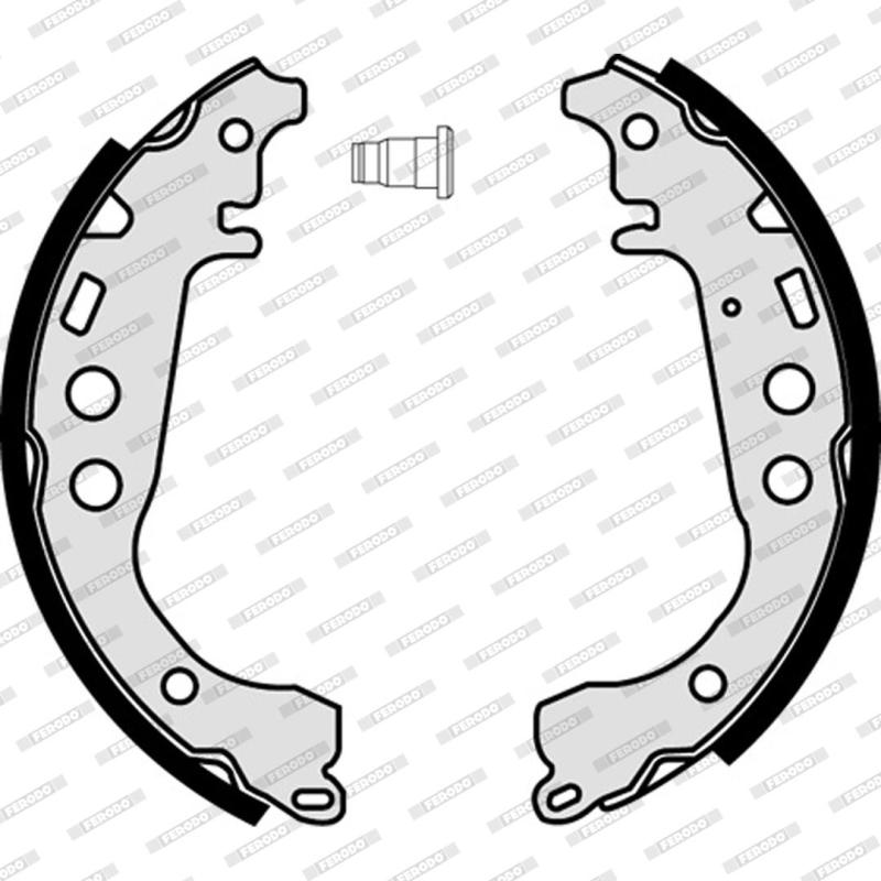 Jeu de mâchoires de frein FERODO FSB582 - Visuel 2