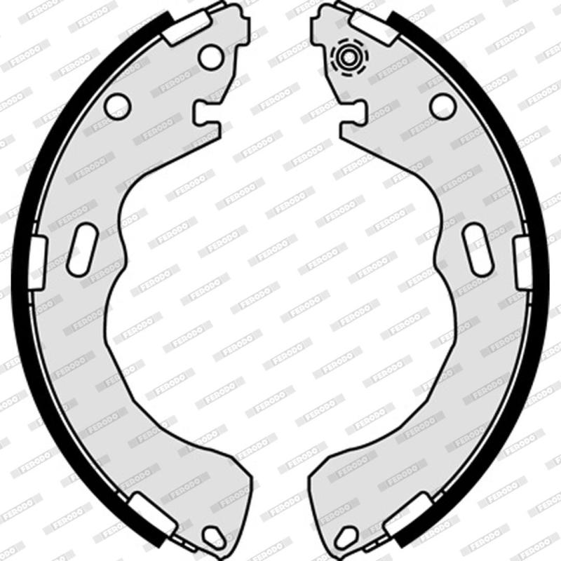 Jeu de mâchoires de frein FERODO FSB587 - Visuel 2