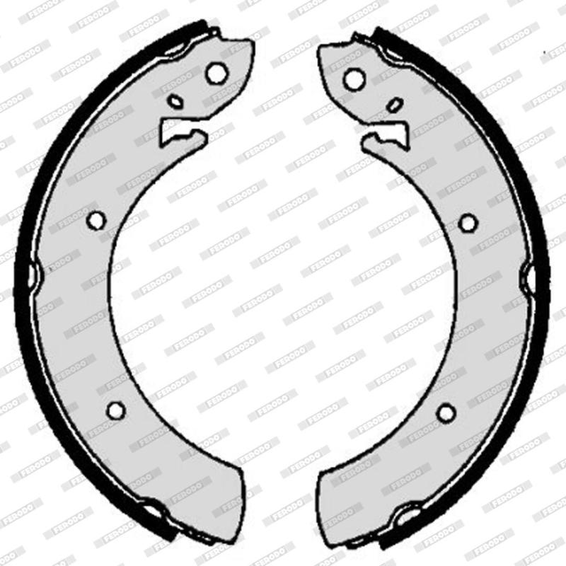 Jeu de mâchoires de frein FERODO FSB589 - Visuel 2