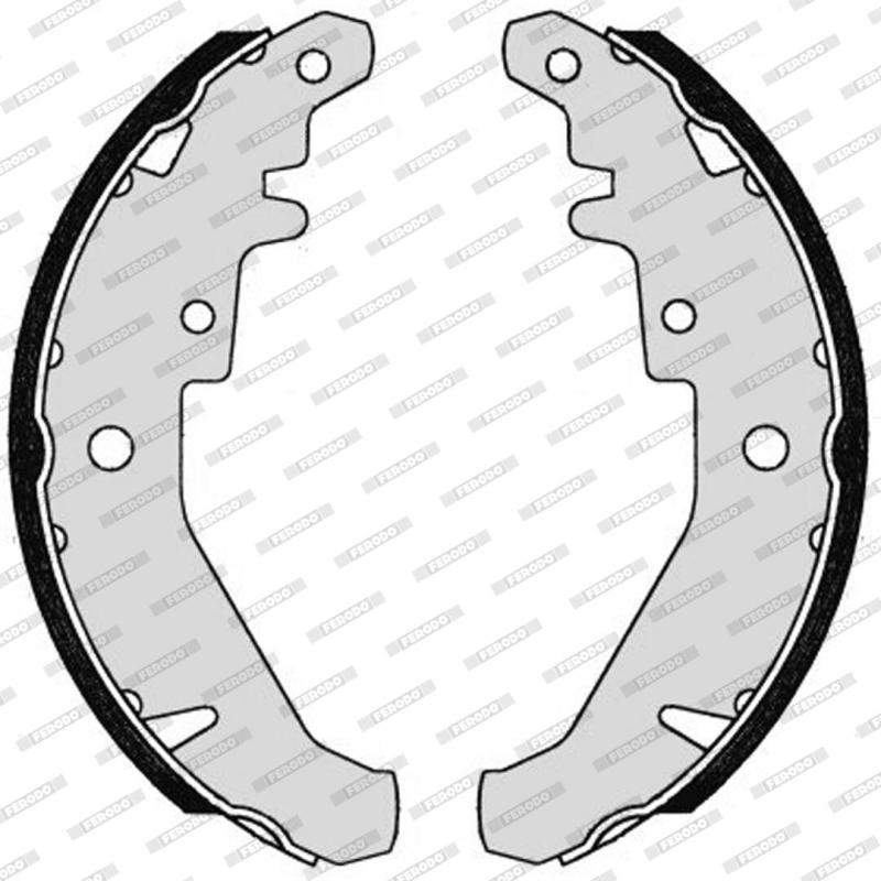 Jeu de mâchoires de frein FERODO FSB594 - Visuel 1