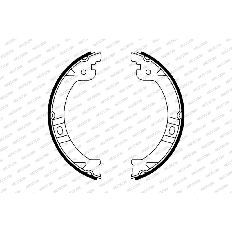 Jeu de mâchoires de frein, frein de stationnement FERODO FSB597 - Visuel 1