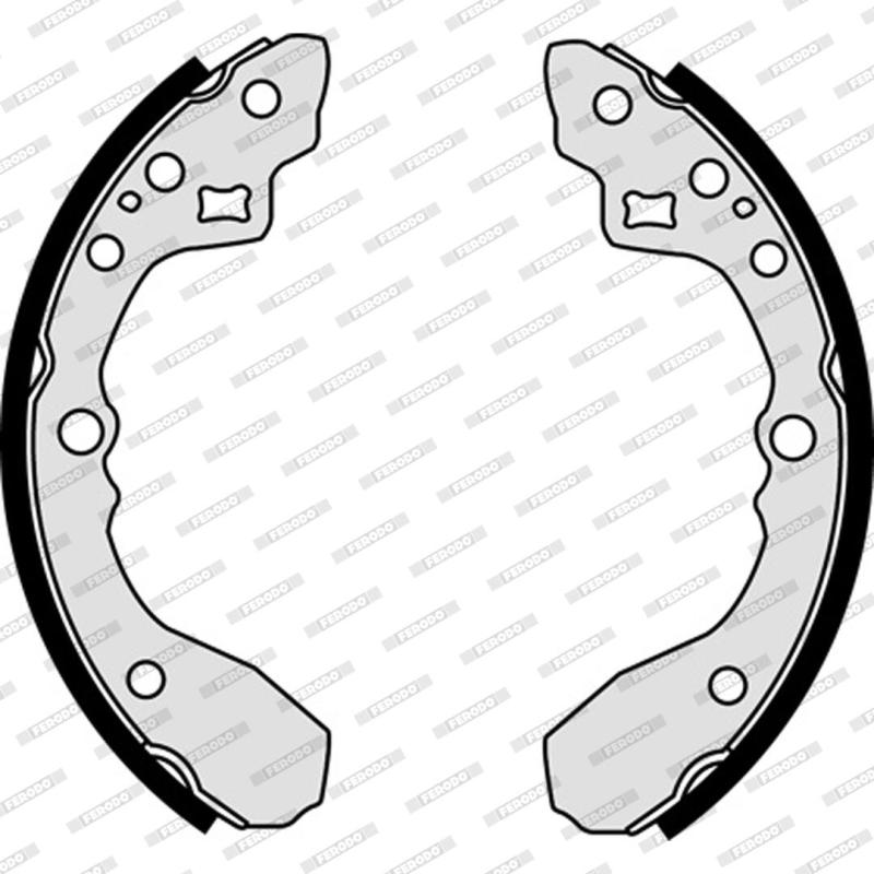 Jeu de mâchoires de frein FERODO FSB609 - Visuel 2