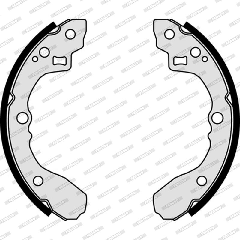 Jeu de mâchoires de frein FERODO FSB612 - Visuel 2