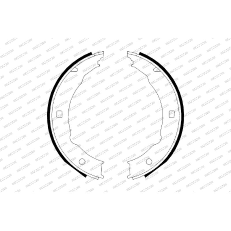 Jeu de mâchoires de frein, frein de stationnement FERODO FSB623 - Visuel 1