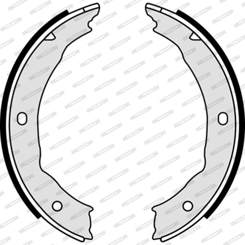 Jeu de mâchoires de frein, frein de stationnement FERODO FSB623 - Visuel 2