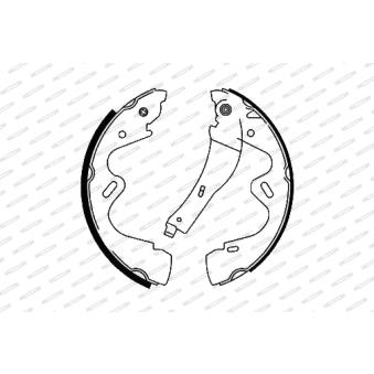 Jeu de mâchoires de frein FERODO OEM 440609X129