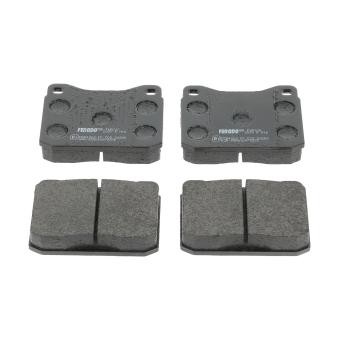 Jeu de 4 plaquettes de frein avant FERODO OEM 281698151A