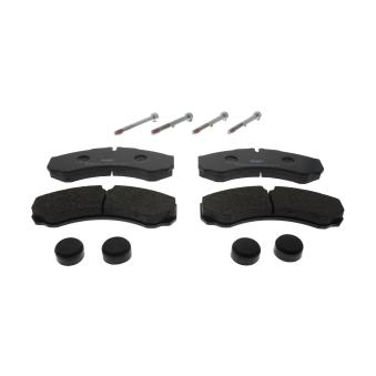 Jeu de 4 plaquettes de frein avant FERODO FVR1315 pour DAIHATSU CUORE 29 L 11 V - 106cv