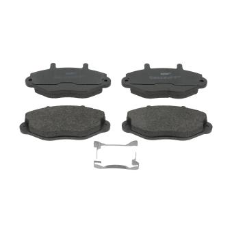 Jeu de 4 plaquettes de frein avant FERODO OEM 93VX2K021BA