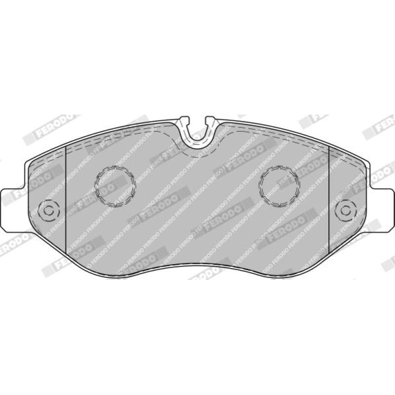 Jeu de 4 plaquettes de frein avant FERODO FVR1778 - Visuel 2