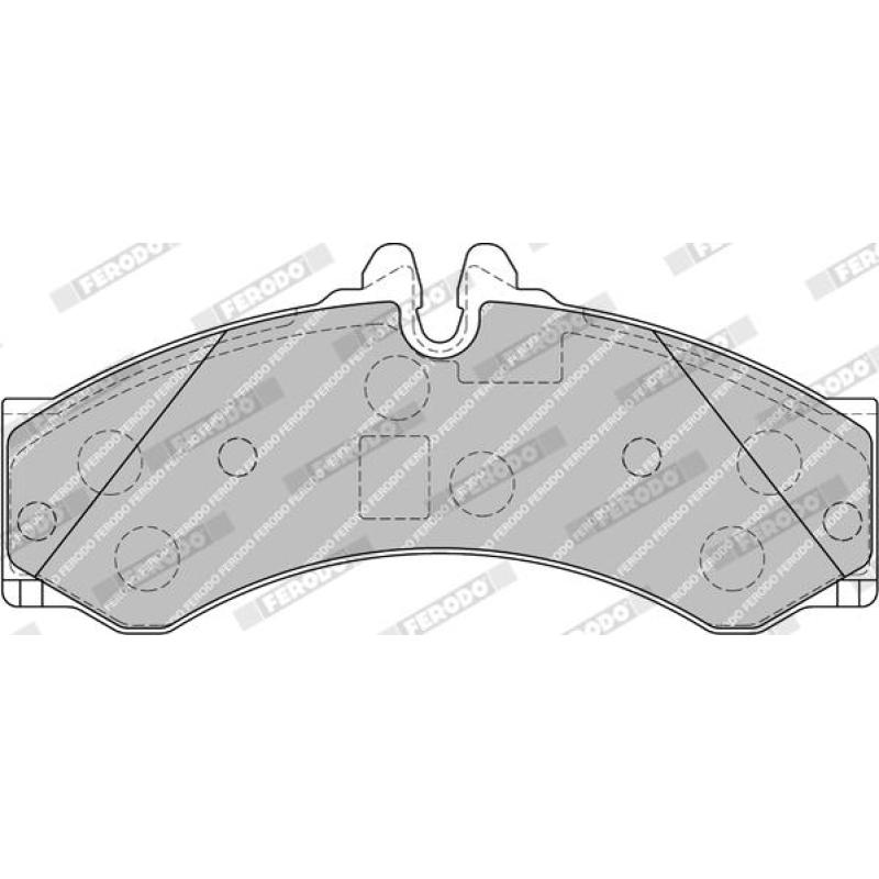 Jeu de 4 plaquettes de frein avant FERODO FVR1879 - Visuel 2