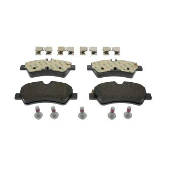 Jeu de 4 plaquettes de frein arrière FERODO [FVR4398]