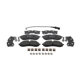 Jeu de 4 plaquettes de frein avant FERODO [FVR5539]