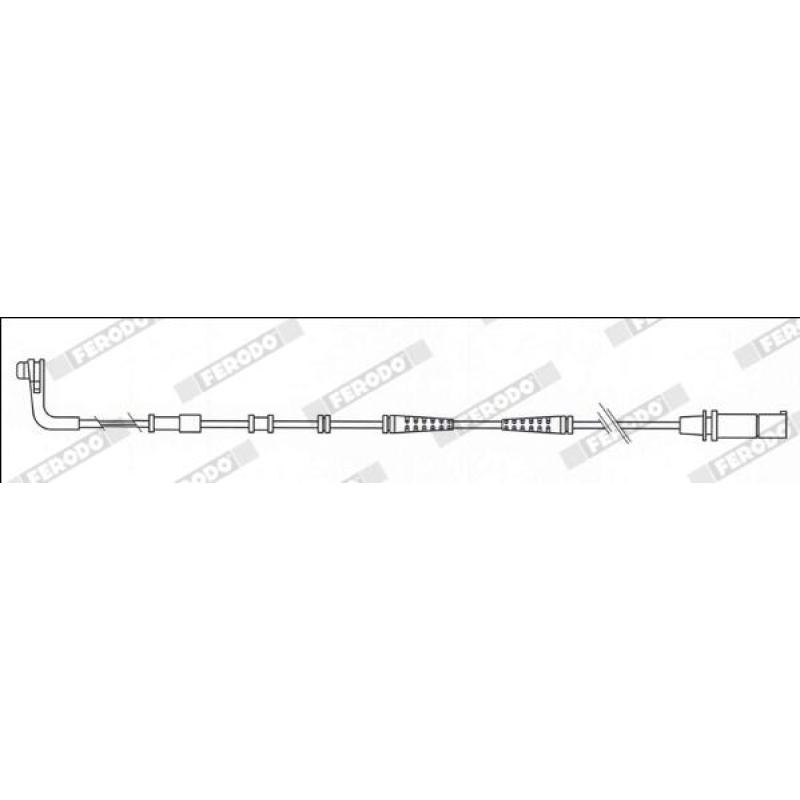 Contact d'avertissement, usure des plaquettes de frein FERODO FWI330 - Visuel 1