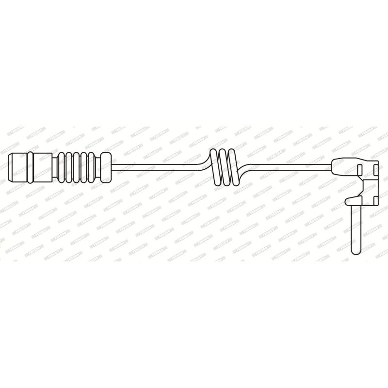 Contact d'avertissement, usure des plaquettes de frein FERODO FWI366 - Visuel 1