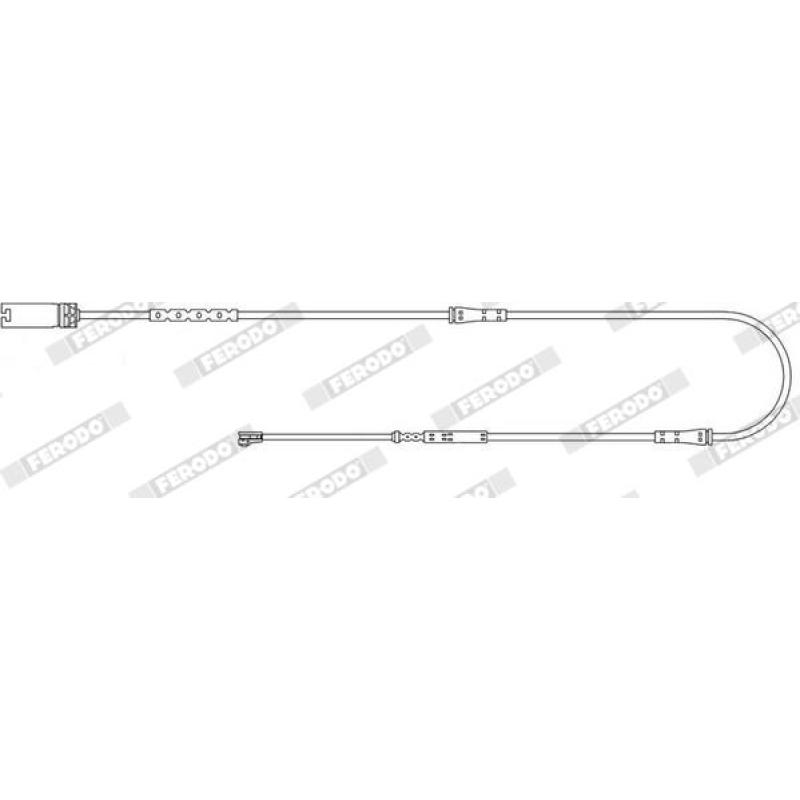 Contact d'avertissement, usure des plaquettes de frein FERODO FWI401 - Visuel 1
