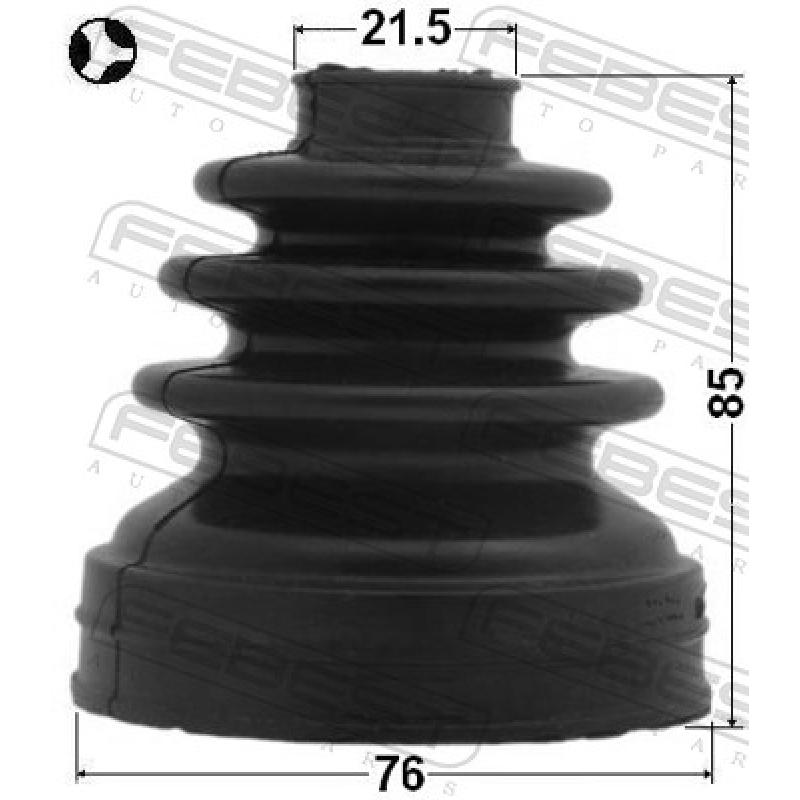 Joint-soufflet, arbre de commande FEBEST 0115-ACU35RT - Visuel 2