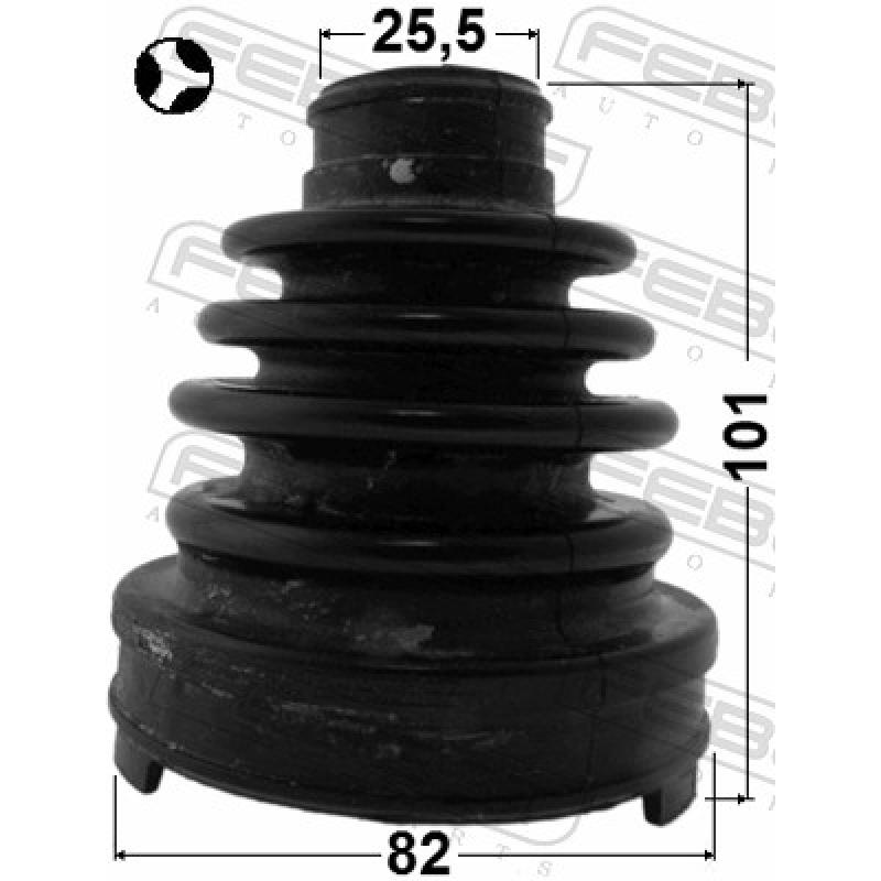 Joint-soufflet, arbre de commande FEBEST 0115-GSU35LHT - Visuel 1