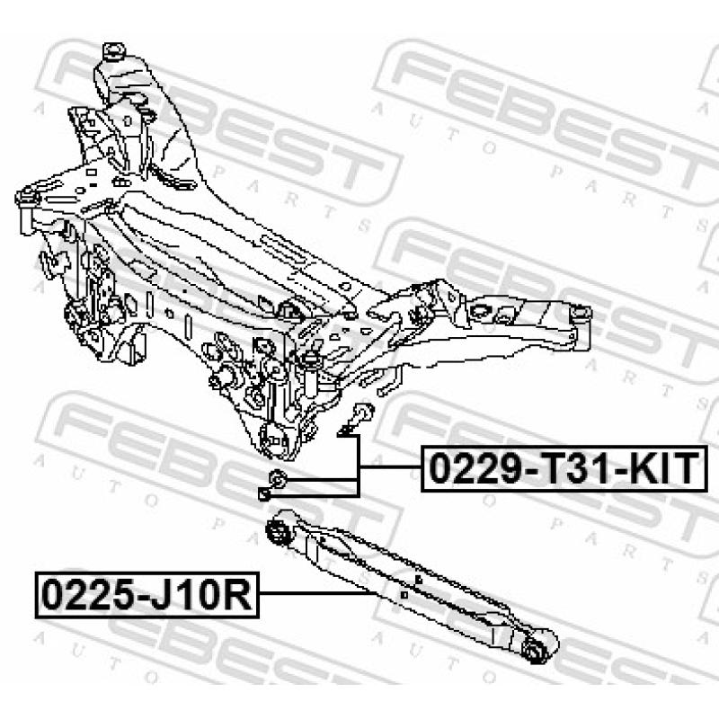 Vis de correction du carrossage FEBEST 0229-T31-KIT - Visuel 2
