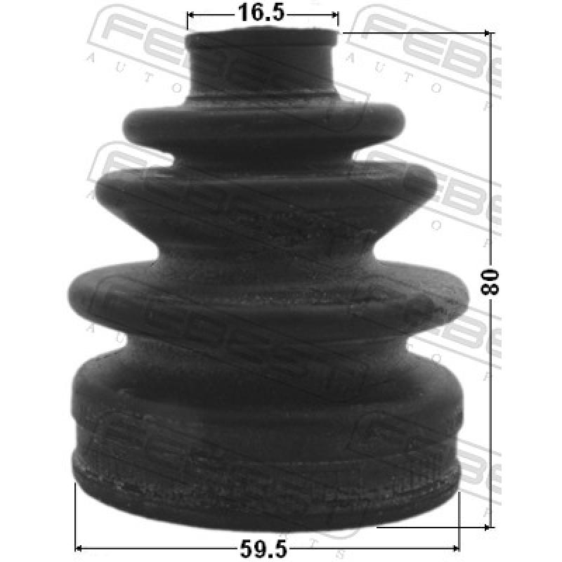 Joint-soufflet, arbre de commande FEBEST 0317-HRV - Visuel 2