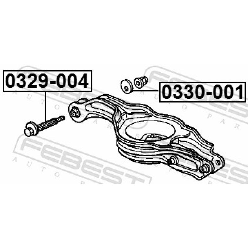 Vis de correction du carrossage FEBEST 0329-004 - Visuel 2