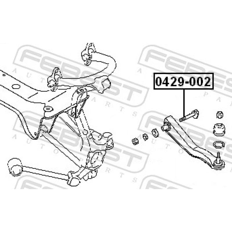 Vis de correction du carrossage FEBEST 0429-002 - Visuel 2