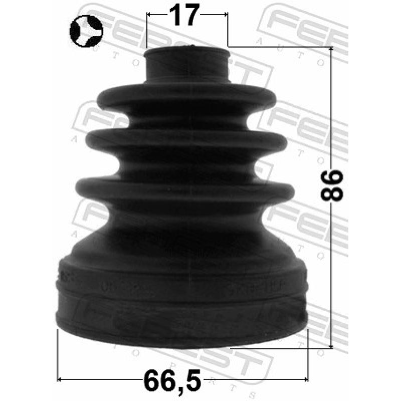 Soufflets de cardan avant FEBEST 0515-DY3WT - Visuel 2