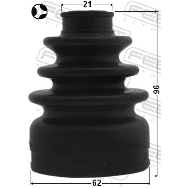 Joint-soufflet, arbre de commande FEBEST 0515-M2T - Visuel 2