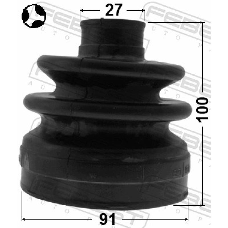 Soufflets de cardan avant FEBEST 1215-SANFERHT - Visuel 1