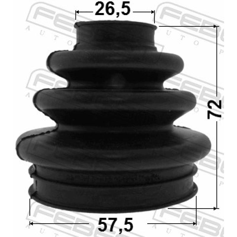 Soufflets de cardan avant FEBEST 1417-REXR - Visuel 2