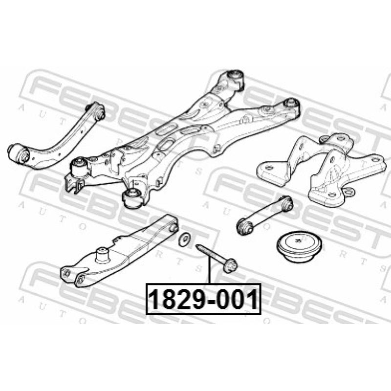 Vis de correction du carrossage FEBEST 1829-001 - Visuel 2