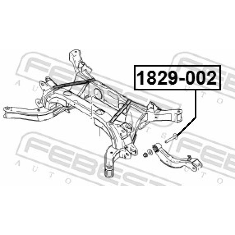 Vis de correction du carrossage FEBEST 1829-002 - Visuel 2