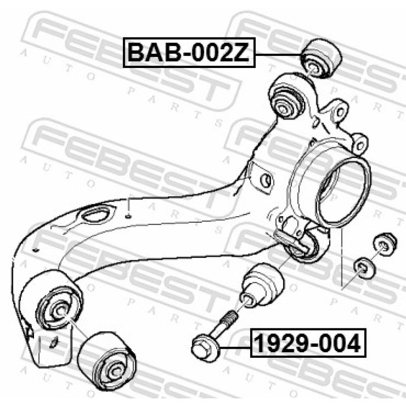 Vis de correction du carrossage FEBEST 1929-004 - Visuel 2