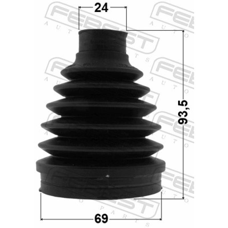 Soufflets de cardan avant FEBEST 2115P-KUGR - Visuel 1