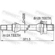 FEBEST 2212-SPAAT - Arbre de transmission avant droit
