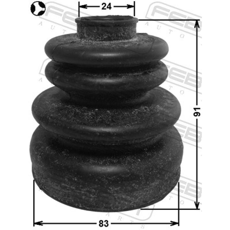Joint-soufflet, arbre de commande FEBEST 2215-MAGT - Visuel 1
