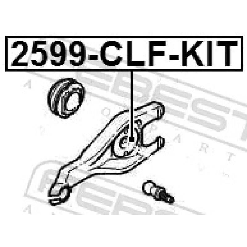 Kit d'assemblage, cylindre récepteur d'embrayage FEBEST 2599-CLF-KIT - Visuel 1