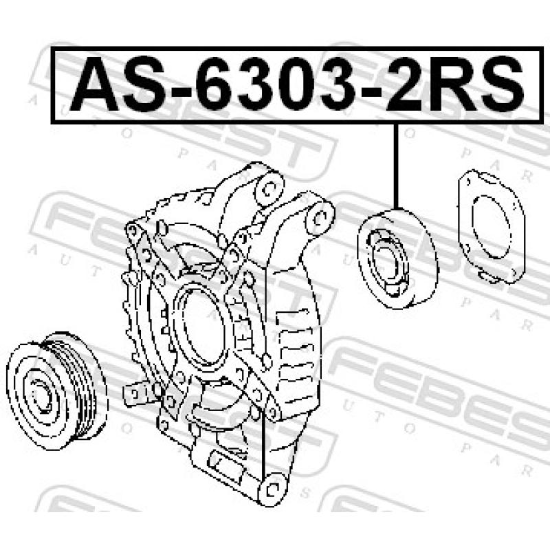Support FEBEST AS-6303-2RS - Visuel 2