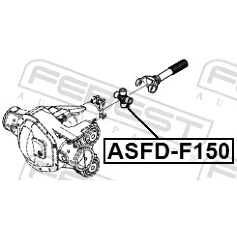 Joint, arbre longitudinal FEBEST ASFD-F150 - Visuel 2