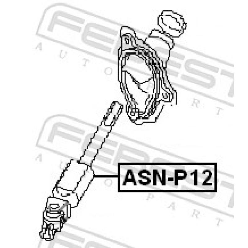 Arbre de direction FEBEST ASN-P12 - Visuel 2