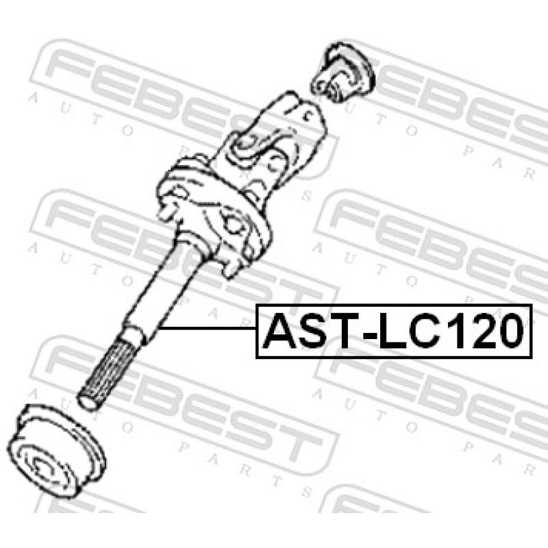 Arbre de direction FEBEST AST-LC120 - Visuel 2