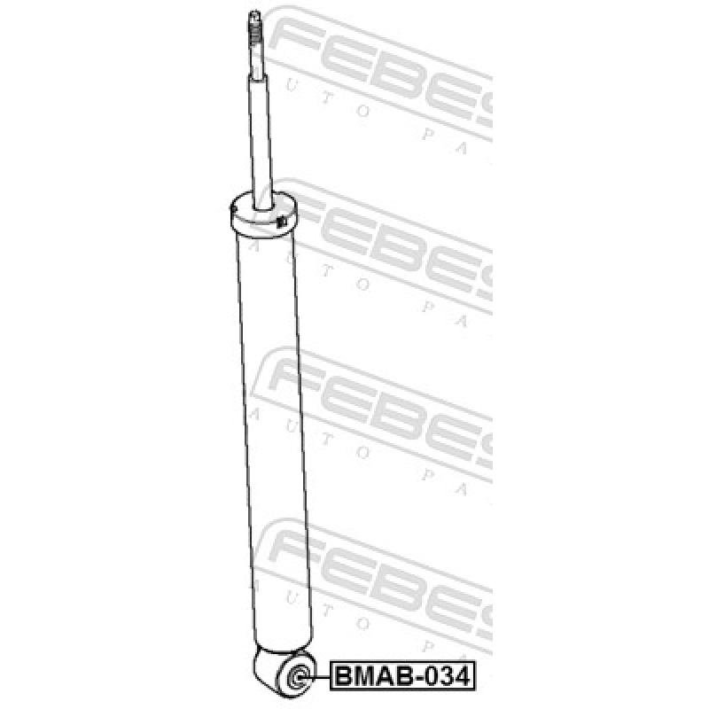 Douille, amortisseur FEBEST BMAB-034 - Visuel 1