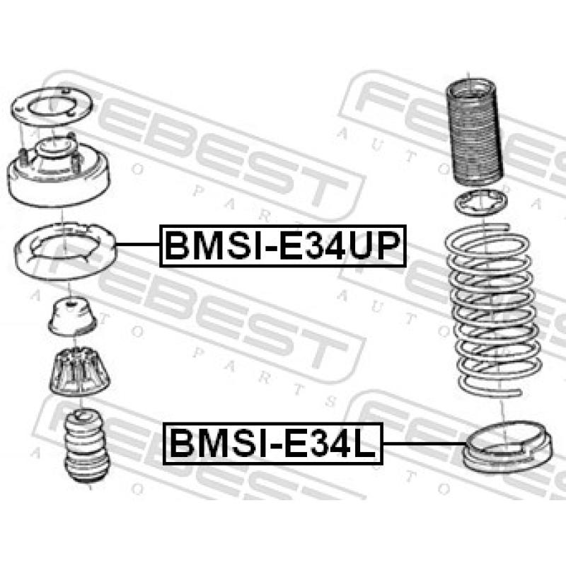 Patin de ressort FEBEST BMSI-E34UP - Visuel 2