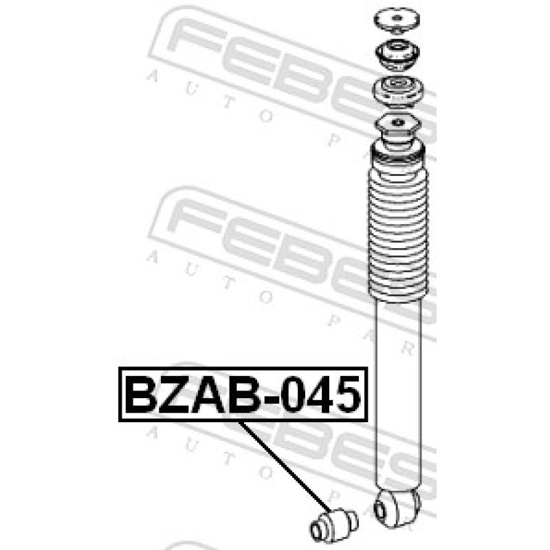 Douille, amortisseur FEBEST BZAB-045 - Visuel 1