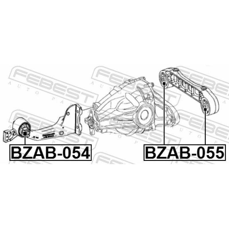 Suspension, Différentiel FEBEST BZAB-054 - Visuel 2